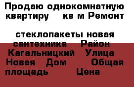 Продаю однокомнатную квартиру 29 кв.м.Ремонт, стеклопакеты,новая сантехника. › Район ­ Кагальницкий › Улица ­ Новая › Дом ­ 4 › Общая площадь ­ 29 › Цена ­ 850 000 - Ростовская обл. Недвижимость » Квартиры продажа   
